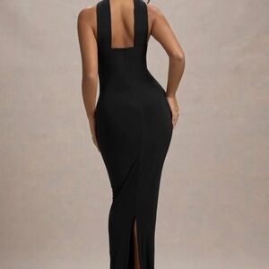 Club L London Black Backless Dress